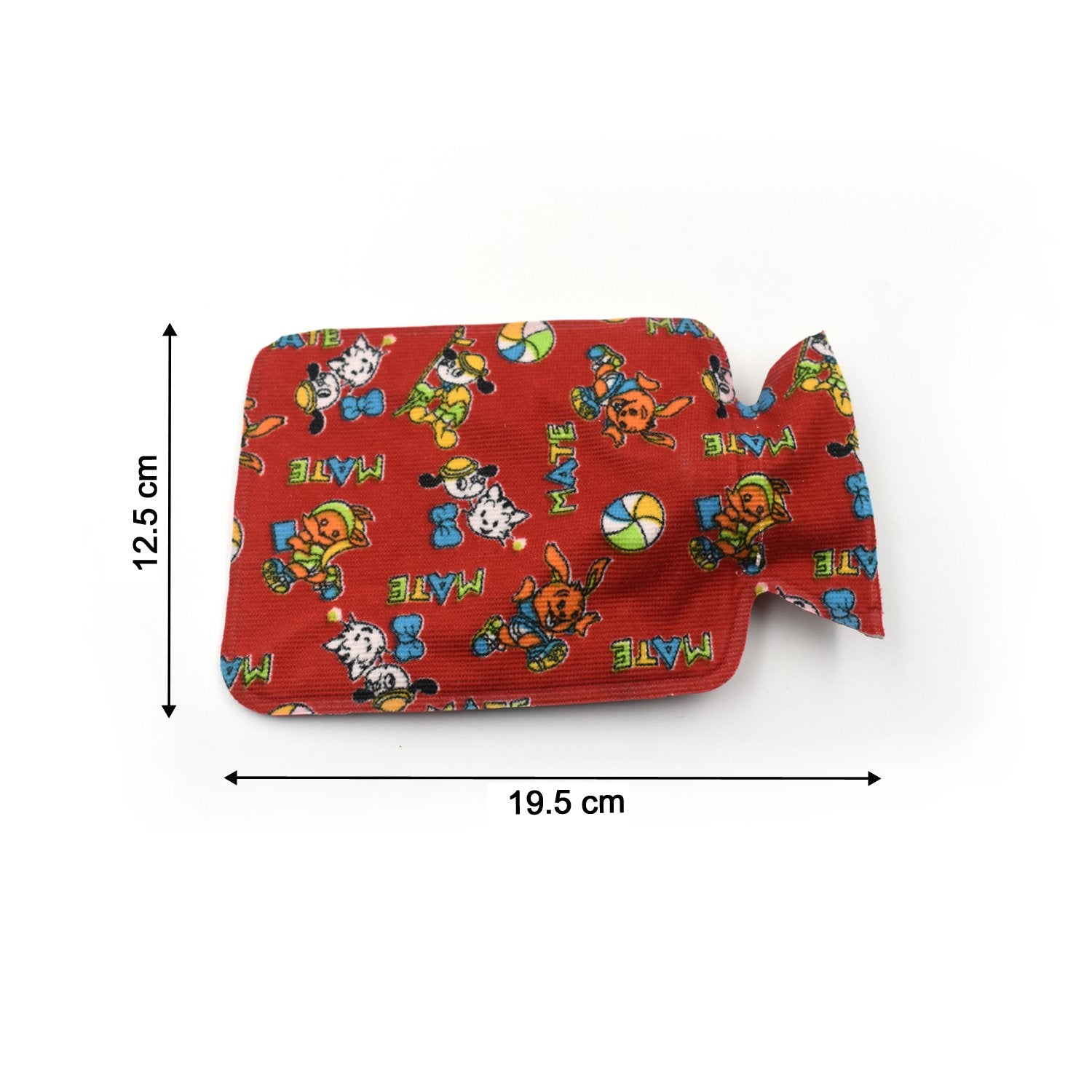 Small hot water heating pad for pain relief, rubber material. Small hot water heating pad for pain relief, rubber material.